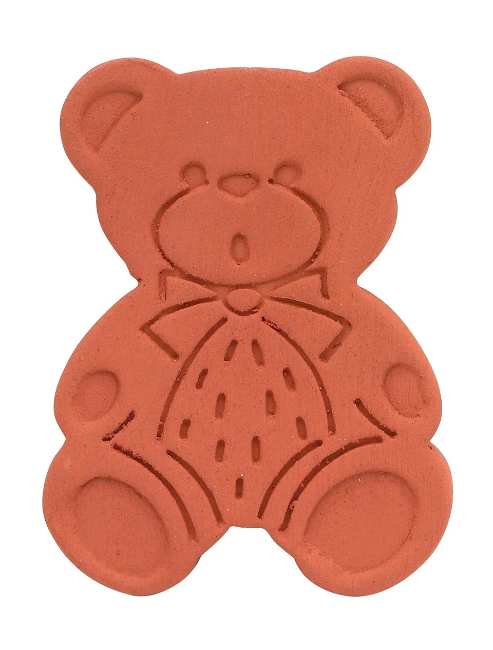 Detailed view of the clay bear